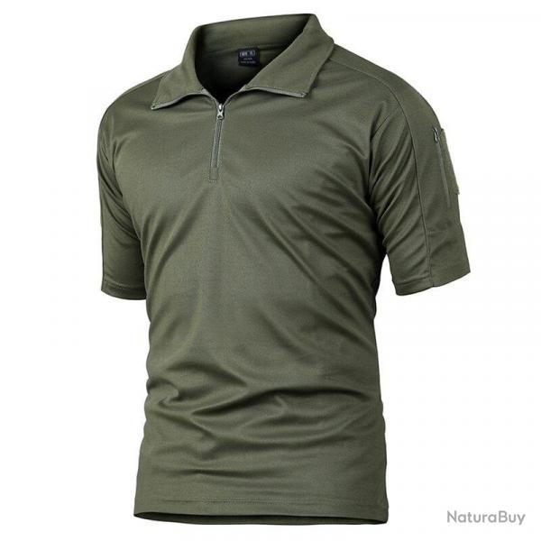 T shirt combat respirant Fire Gear Vert arme