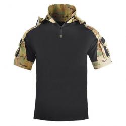 T-shirt combat séchage rapide HWild - Multicam / S (50-60KG)