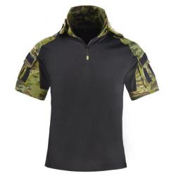 T-shirt combat séchage rapide HWild - Multicam vert / S (50-60KG)