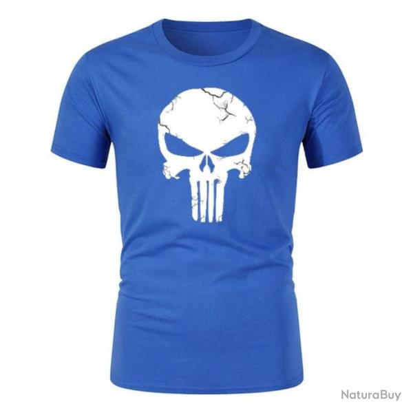 T-shirt crne 3D col rond Spartan - Bleu / XXS