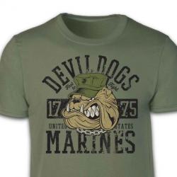 T-shirt Devil Dogs 1775 US Marine Corps - M