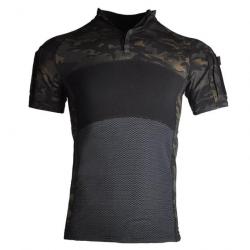 T-shirt militaire camouflage HWild - Camouflage noir / S-(50-65 kg)