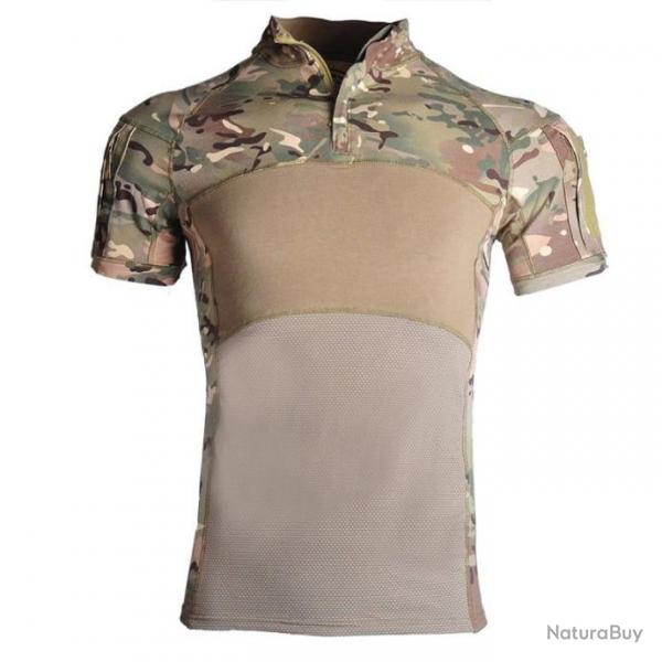 T-shirt militaire camouflage HWild - Camouflage CP / S-(50-65 kg)