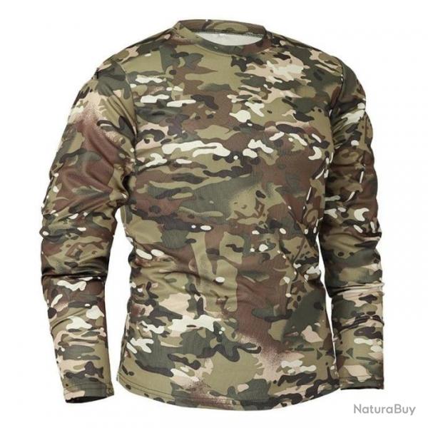 T-shirt militaire Knight Mege Multicam - S