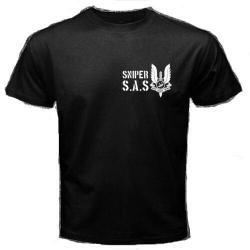 T-shirt militaire Sniper Team SAS - S