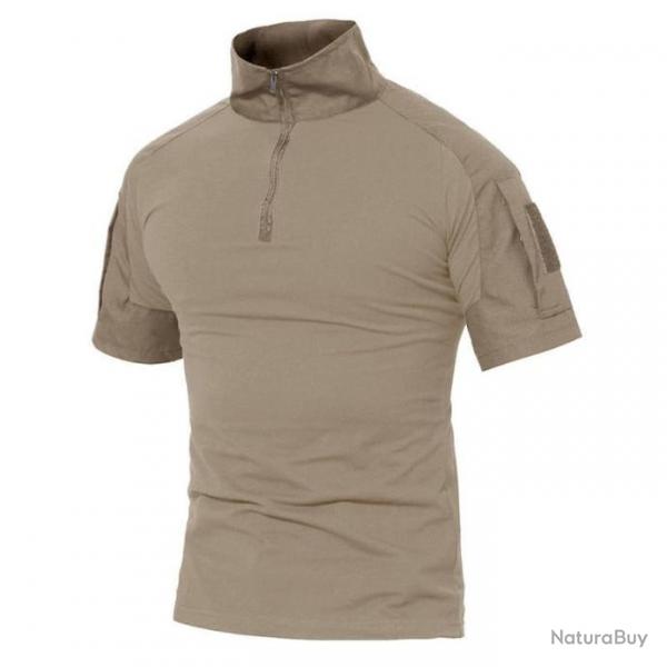 T-shirt militaire UBAC Combat TOS - XL / Tan