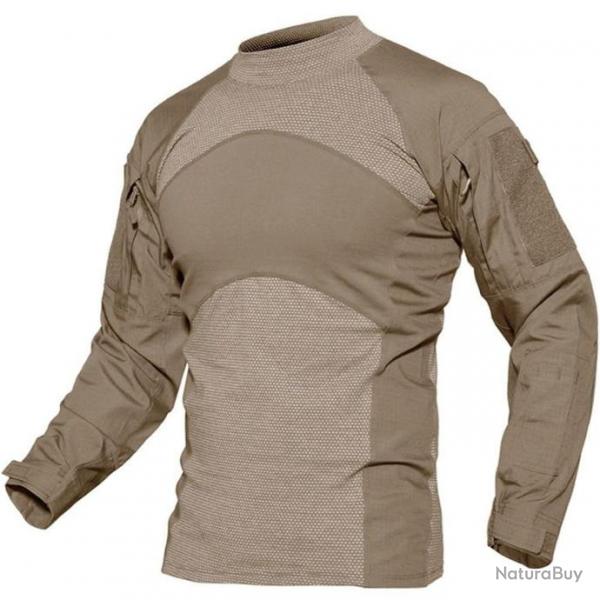 T-shirt pochette tactique TS Tactical - Tan / CN M(US XS)