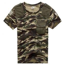 T-shirt US Army combat Patchwork - M