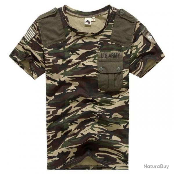 T-shirt US Army combat Patchwork - M