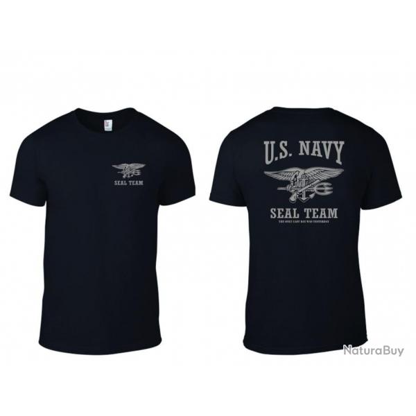 T-Shirt US Navy Seal Team noir - S