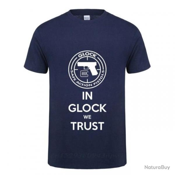 T-shirt USA Handgun Glock - Navy / XS