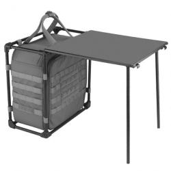 Table pliable d'extérieur avec sac Molle - Gris