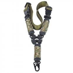 Sangle fusil élastique 3 points THENDO - Jungle Camo