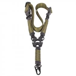 Sangle fusil élastique 3 points THENDO - Vert armée