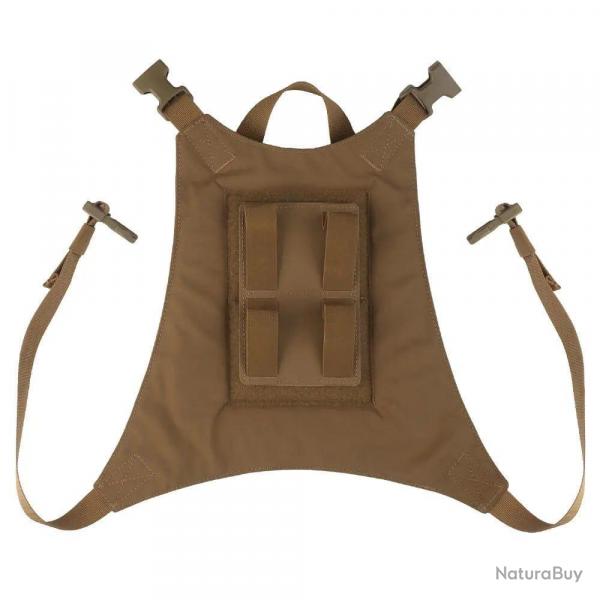 Pochette rangement TACTIFANS casque tactique - Marron