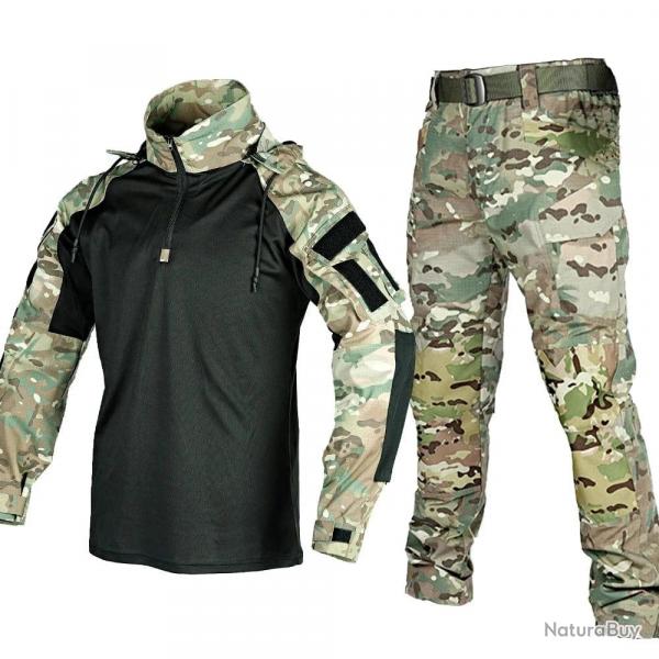 Ensemble chemise et pantalon tactique Tribe Fans - Multicam / L