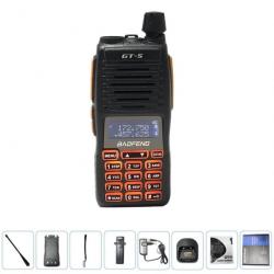 Talkie-walkie double PTT HF GT-5 BAOFENG - Standard / EURO