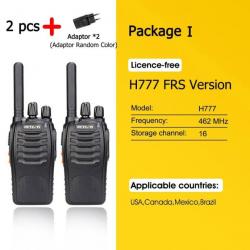 Talkie-walkie Retevis H777 PLUS Pro PTT - FRS 2PCS Adaptors