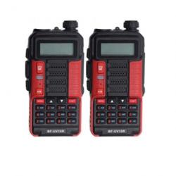 Talkie-walkie UV 10R W2 VHF Boafeng - Rouge x2 / EURO