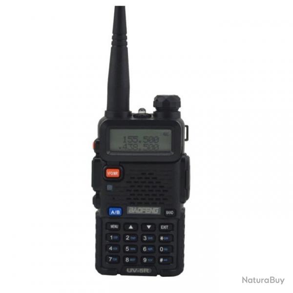 Talkie-walkie VHF/UHF 136-174MHz BAOFENG - Noir / EURO