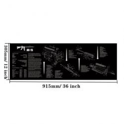 Tapis nettoyage arme AR15 AK47 - AR15