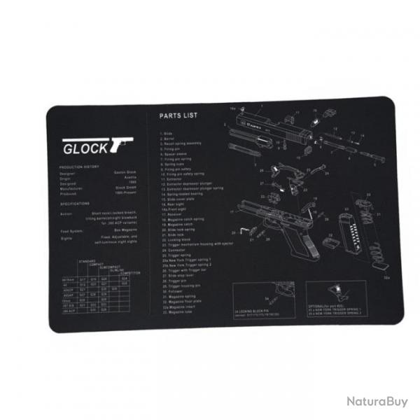 Tapis nettoyage Glock 17, 19, 26, 1911 - Glock