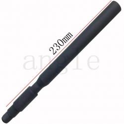 Tube extension embout avant/arrière 14mm - Noir-230 mm-C