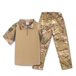 Uniforme enfant haut et pantalon NOV ST - Multicam (t-shirt manches courtes) / 140 cm