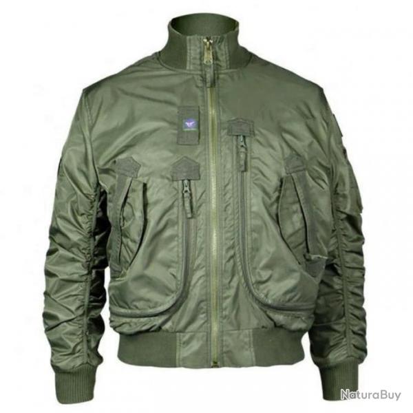 Veste bombardier MA1 col montant - Vert OD / S