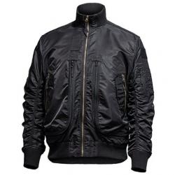 Veste bombardier MA1 col montant - Noir / S