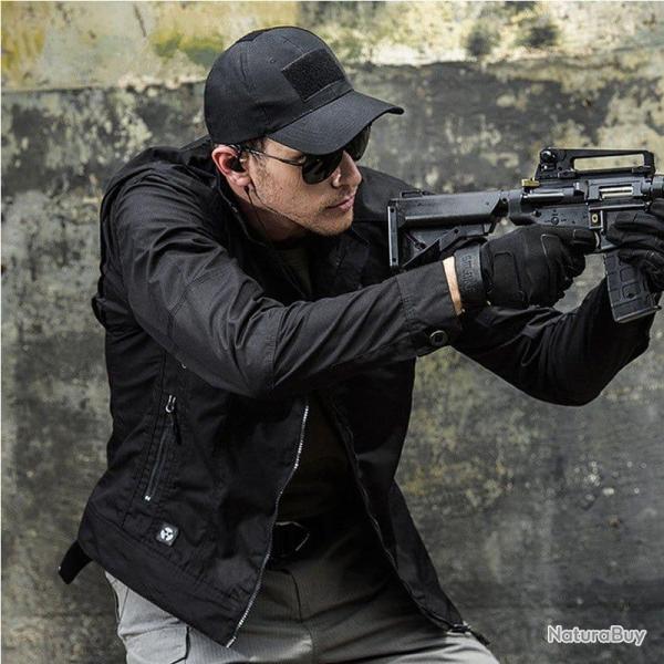 Veste cargo City Killer77 impermable Noir