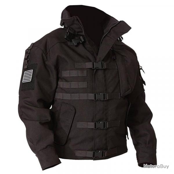Veste impermable multi poches JEEP1990 Noir