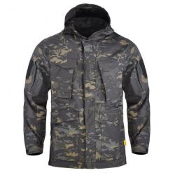 Veste M65 capuche longue HWILD - Multicam noir / S 50-60kg