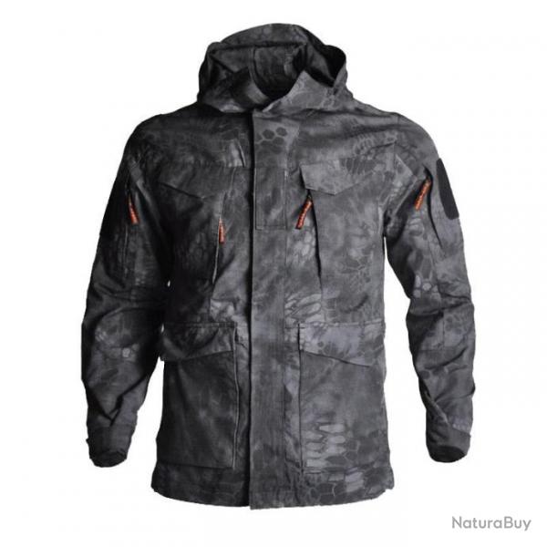 Veste M65 HWILD Phyton noir - S (50-60kg)