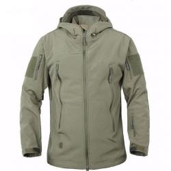 Veste polaire AWS Tactical imperméable Vert OD