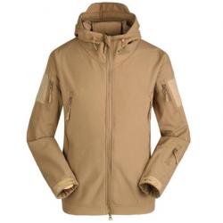 Veste polaire AWS Tactical imperméable - Tan / S