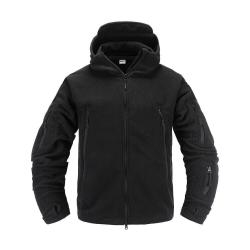 Veste polaire Liberty capuche thermique Noir