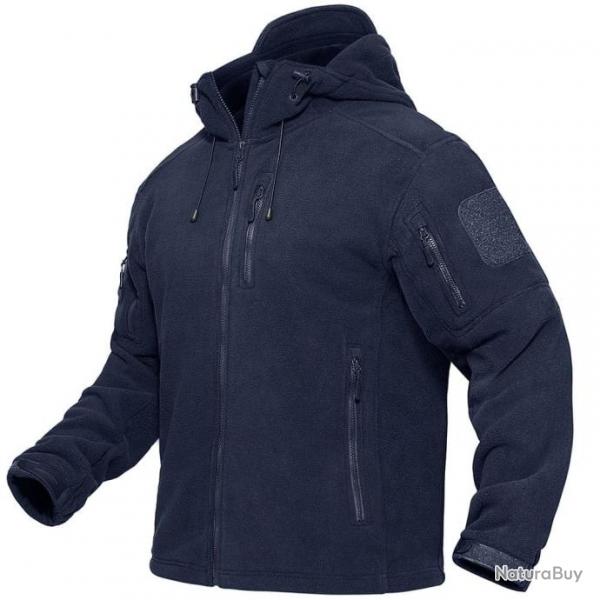 Veste polaire Patriot Tactical capuche - Navy / M (US S)