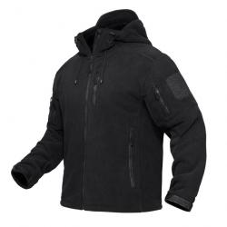 Veste polaire Patriot Tactical capuche - Noir / L (US M)