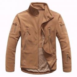 Veste polaire softshell MTO Tech - Coyote brown / S