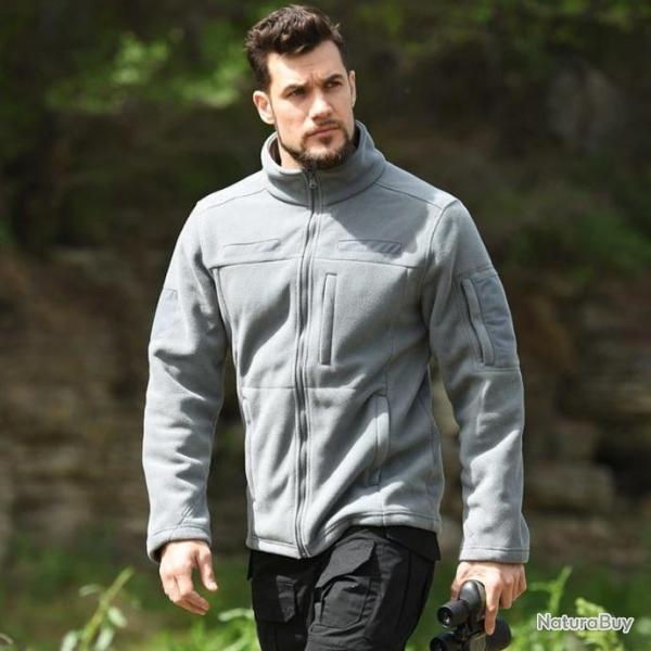 Veste polaire thermique HWild Gear - Gris / S 55-65kg