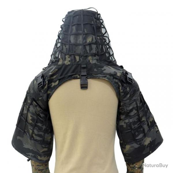 Veste Sniper Ghillie M22 Viper RC Tactical - Multicam noir / Unique