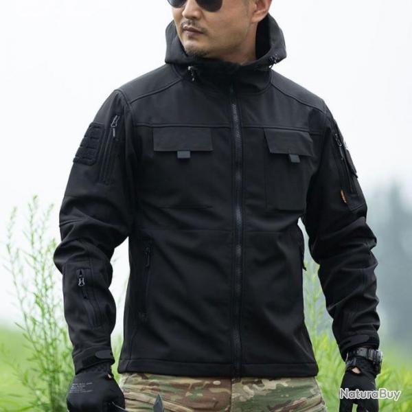 Veste softshell Knight MG Tactical - Noir / S (55-65KG)