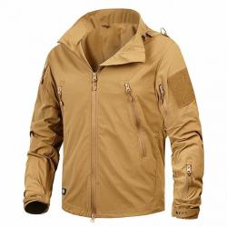 Veste tactique coupe-vent MG Knight - Tan / S