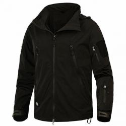 Veste tactique coupe-vent MG Knight - Black / S