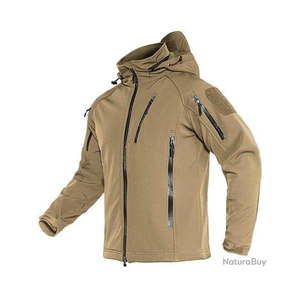 Veste tactique doublure polaire TOS - Tan / 3XL (US XL Plus)