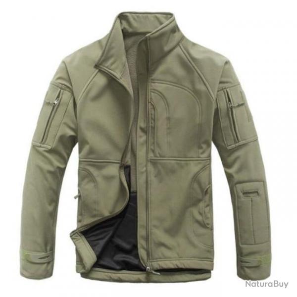 Veste tactique polaire TTS Tactical - Ranger Green / XL