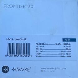 Lunette de battue Hawke Frontier 301-6*24 diamètre 30