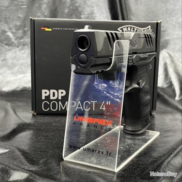 PISTOLET WALTHER "PDP COMPACT 4'' - CO2 - CAL BB/4.5MM