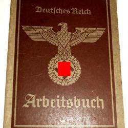 ARBEITSBUCH ALLEMAND de la SECONDE GUERRE.  /8592